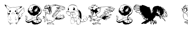 Pokemon Kiddy Ding font preview
